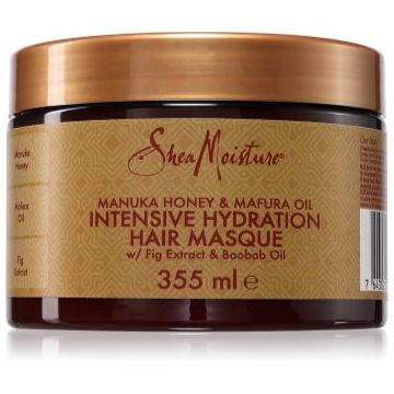 Shea Moisture Manuka Honey & Mafura Oil masca pentru hidratare intensa pentru păr