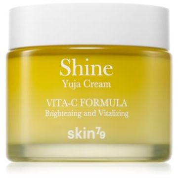 Skin79 Shine Yuja Cream Vita-C Formula cremă de față, pentru hidratare și iluminare pentru piele cu hiperpigmentare
