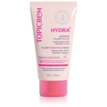 Topicrem Hydra+ Flash Radiance Mask masca de hidratare si luminozitate