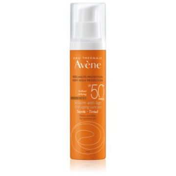 Avène Sun Anti-Aging Suncare Tinted fluid protector tonifiant pentru față impotriva petelor
