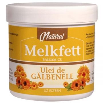 Balsam cu Ulei de Galbenele - Adya Green Pharma Natural Melkfett, 250 ml Balsam cu Ulei de Galbenele - Adya Green Pharma Natural Melkfett, 250 ml