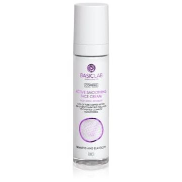 BasicLab Dermocosmetics Copperis crema de zi pentru netezire cu peptide