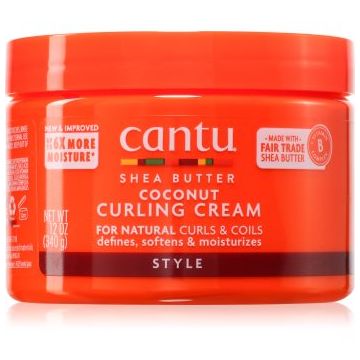 CANTU Shea Butter Curling Cream crema de par pentru fixare și formă