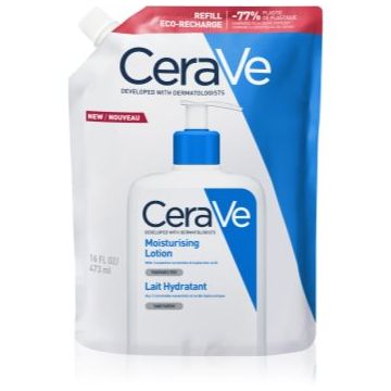CeraVe Refill Moisturizing Lotion loțiune hidratantă pentru corp și față pentru pielea uscata sau foarte uscata