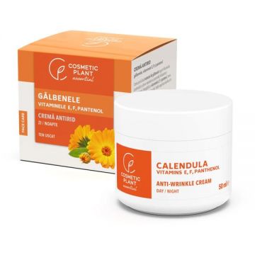 Crema Antirid cu Galbenele Cosmetic Plant, 50ml