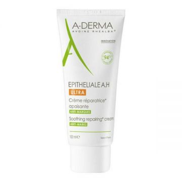 Crema reparatoare A-Derma Epitheliale A.H. Ultra pentru piele cicatrizata, 100 ml