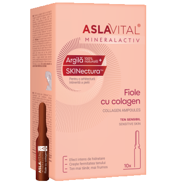 Fiole cu colagen MineralActiv, 10 x 2ml, Aslavital
