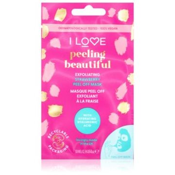 I Love Peeling Beautiful masca faciala exfolianta cu efect de exfoliere
