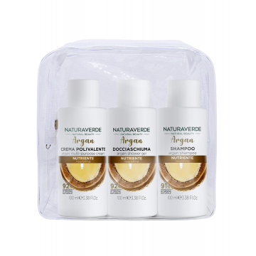 Kit de calatorie borseta Argan, Natura Verde