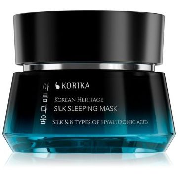KORIKA Korean Heritage Silk & 8 Types of Hyaluronic Acid Silk Sleeping Mask masca hidratanta si hranitoare pentru noapte
