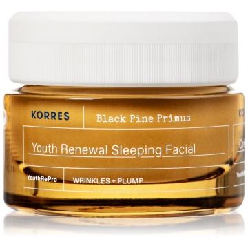 Korres Black Pine Primus crema de noapte pentru fata anti-imbatranire