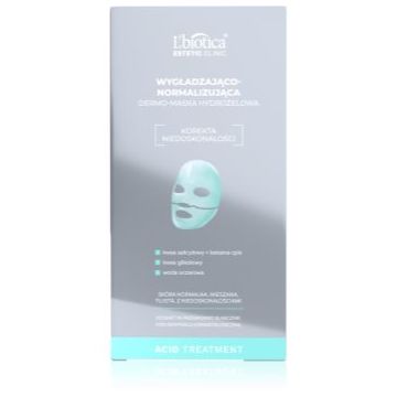 L’biotica Estetic Clinic Acid Treatment mască intensă cu hidrogel cu efect de netezire