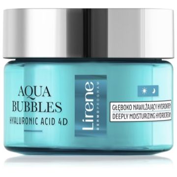 Lirene Aqua Bubbles crema puternic hidratanta ziua și noaptea