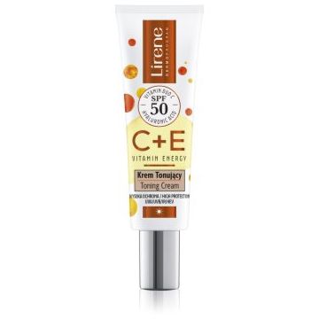 Lirene Vitamin Energy C+E cremă pentru față pentru uniformizarea nuantei tenului