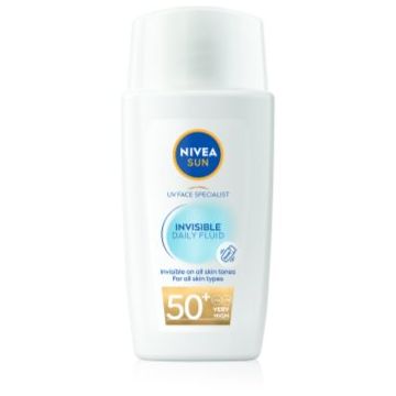 NIVEA SUN Invisible Daily Fluid fluid protecție SPF 50+