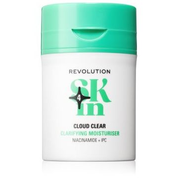 Revolution Skincare Clearly Clarify Cloud Clear crema de zi hidratanta si hranitoare cu niacinamidă