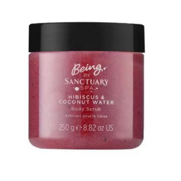 Scrub de corp, Sanctuary Spa, Hibiscu Si Nuca De Cocos, 250 g