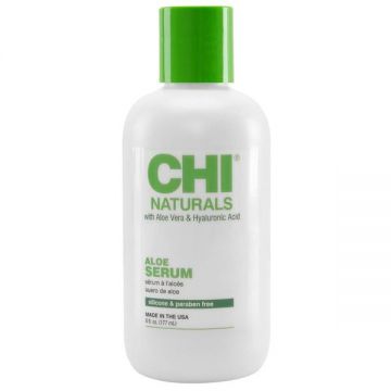 Ser cu Aloe Vera si Acid Hialuronic pentru Par - CHI Naturals with Aloe Vera and Hyaluronic Acid, 177 ml