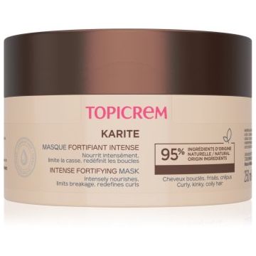 Topicrem KARITÉ Intense Fortifying Mask mască fortifiantă pentru par ondulat si cret Topicrem KARITÉ Intense Fortifying Mask mască fortifiantă pentru par ondulat si cret