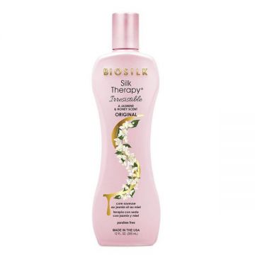Tratament pentru Toate Tipurile de Par - Biosilk Silk Therapy Leave-In Treatment Irresistible Original, 355 ml