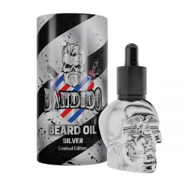 Ulei pentru barba si mustata Bandido Silver, 40ml