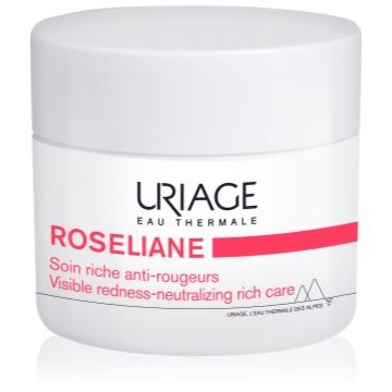 Uriage Roséliane Visible Redness-Neutralizing Rich Care crema calmanta împotriva roșeții tenului
