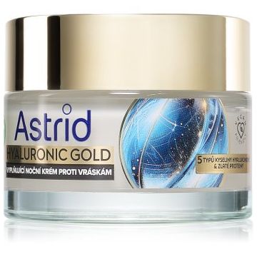 Astrid Hyaluronic Gold crema de noapte antirid