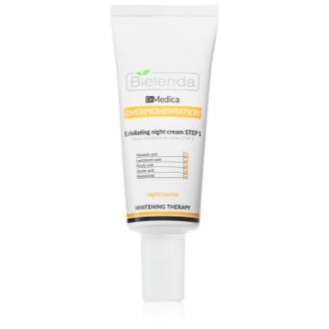 Bielenda Dr Medica Overpigmentation crema de noapte pentru fata cu efect de exfoliere