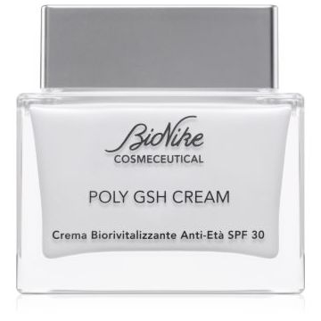 BioNike Cosmeceutical POLY GSH CREAM crema regeneratoare anti-imbatranire SPF 30