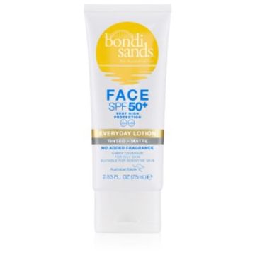 Bondi Sands SPF 50+ Everyday Face Lotion crema de fata cu efect de protectie pentru un aspect mat