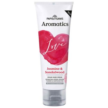 Crema de maini 100% vegana Love, 75ml, Aromatics Crema de maini 100% vegana Love, 75ml, Aromatics