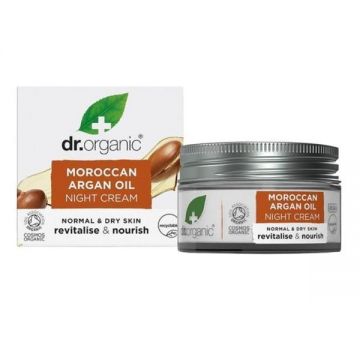 Crema de noapte Bio Argan Dr.Organic, 50 ml Crema de noapte Bio Argan Dr.Organic, 50 ml