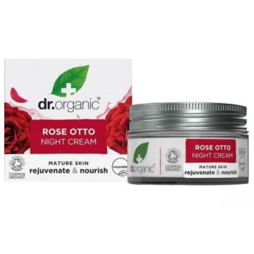 Crema de noapte Bio Trandafiri Dr.Organic, 50 ml Crema de noapte Bio Trandafiri Dr.Organic, 50 ml