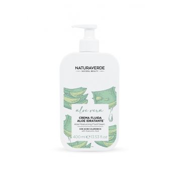 Crema fluida cu Aloe vera, 400ml, Naturaverde Crema fluida cu Aloe vera, 400ml, Naturaverde