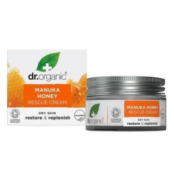 Crema hipoalergenica Bio Miere Manuka Dr.Organic, 50 ml Crema hipoalergenica Bio Miere Manuka Dr.Organic, 50 ml