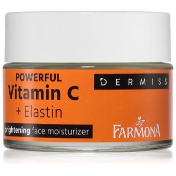 Farmona Dermiss Powerful Vitamin C + Elastin cremă pentru față pentru luminozitate si hidratare