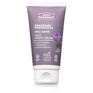 Green Pharmacy Bakuchiol & Postbiotics Night Face Cream Crema de noapte hidratanta anti-rid