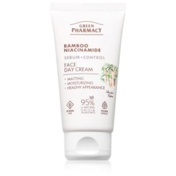 Green Pharmacy Bamboo & Niacinamide Day Face Cream crema de fata zi Green Pharmacy Bamboo & Niacinamide Day Face Cream crema de fata zi