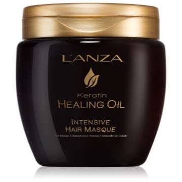 L'anza Keratin Healing Oil Intensive Hair Masque Mască nutritivă pentru păr neted și lucios