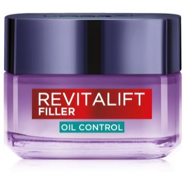 L’Oréal Paris Revitalift Filler Oil Control crema puternic hidratanta pentru ten gras și mixt