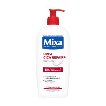 Lapte de corp reparator pentru pielea uscata si fragilizata Urea Cica Repair, 400ml, Mixa Lapte de corp reparator pentru pielea uscata si fragilizata Urea Cica Repair, 400ml, Mixa