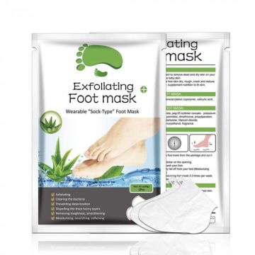 Masca Exfolianta pentru Picioare tip Soseta cu Aloe Vera, Reparare Profunda