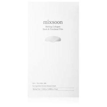 mixsoon Melting Collagen Neck & Forehead Film mască textilă hidratantă pentru față și gât