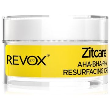 Revox B77 Zitcare AHA BHA PHA Resurfacing Cream crema de noapte care catifeleaza