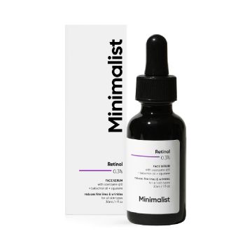 Ser riduri fine cu Retinol pur 0.3%, 30ml, Minimalist Ser riduri fine cu Retinol pur 0.3%, 30ml, Minimalist