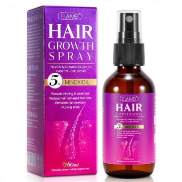 Spray Premium cu Minoxidil pentru Stimularea Foliculilor de Par si Crestere Rapida, NOVA KISS  , 60 ml