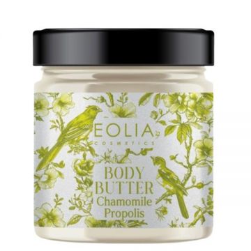 Unt de Corp Calmant cu Musetel, Propolis - Eolia Cosmetics Body Butter Chamomile & Propolis, 200 ml