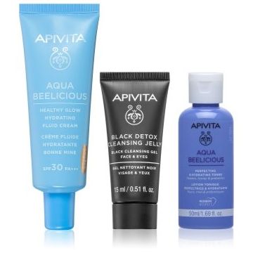 Apivita Aqua Beelicious Hydrating & Natural Coverage Routine Set set pentru îngrijirea tenului cu efect de hidratare