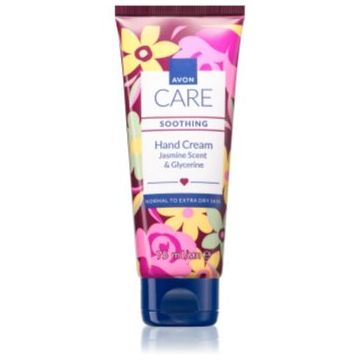 Avon Care Jasmine Scent & Glycerine crema de maini cu efect de hidratare