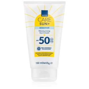 Avon Care Sun + Sensitive protectie solara hidratanta pentru piele sensibilă